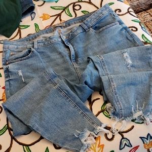 High waisted denim